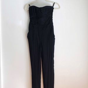 Bebe Black Jumpsuit